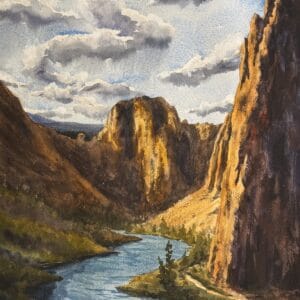 Golden Hour at the Canyon (Original)